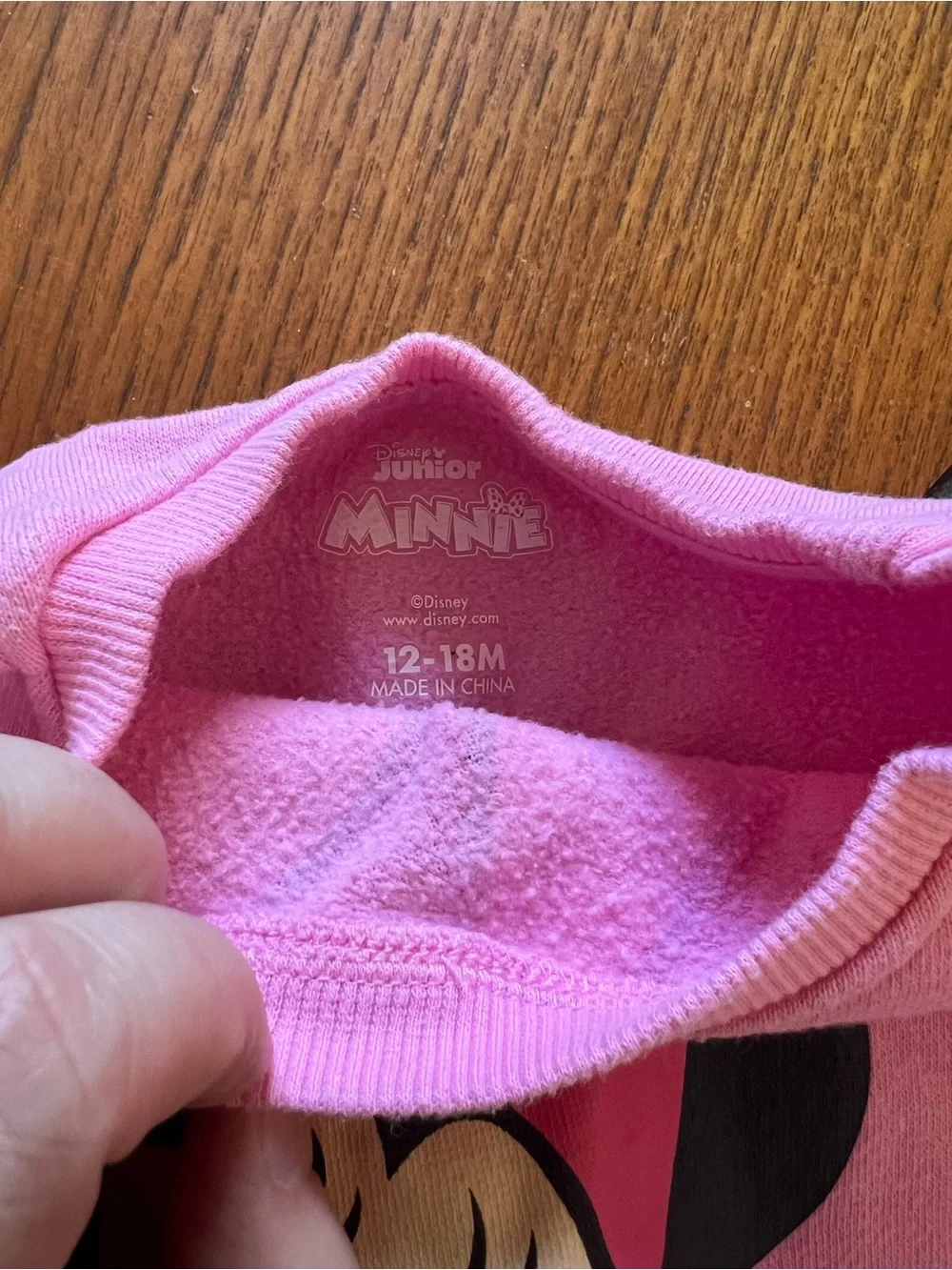 Toddler Pink Minnie Mouse Graphic Sweatshirt - Disney
